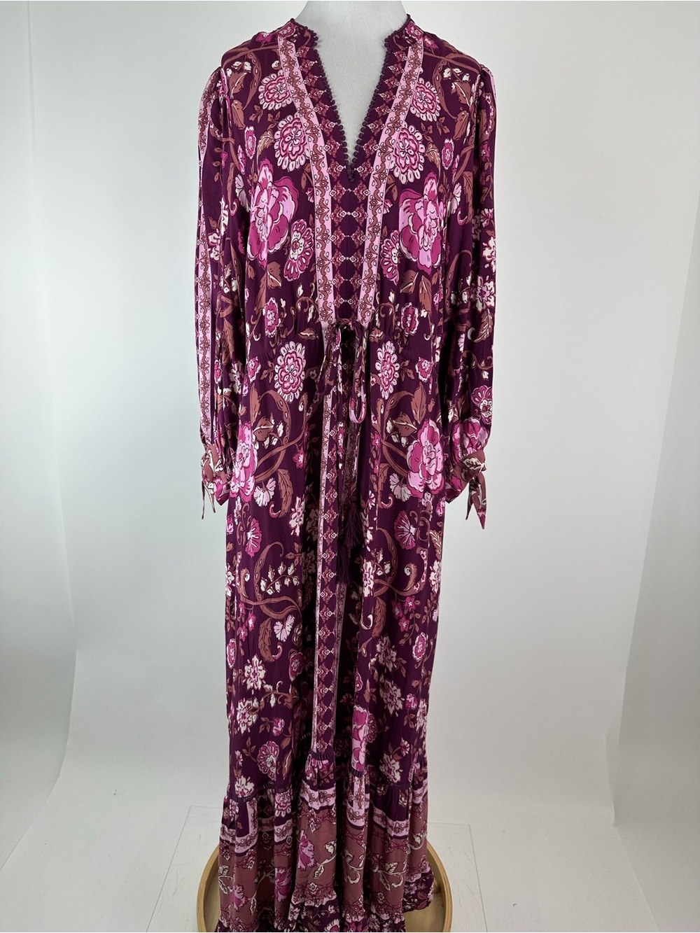 City Chic Winona Maxi Dress in Trinity Print Size 16